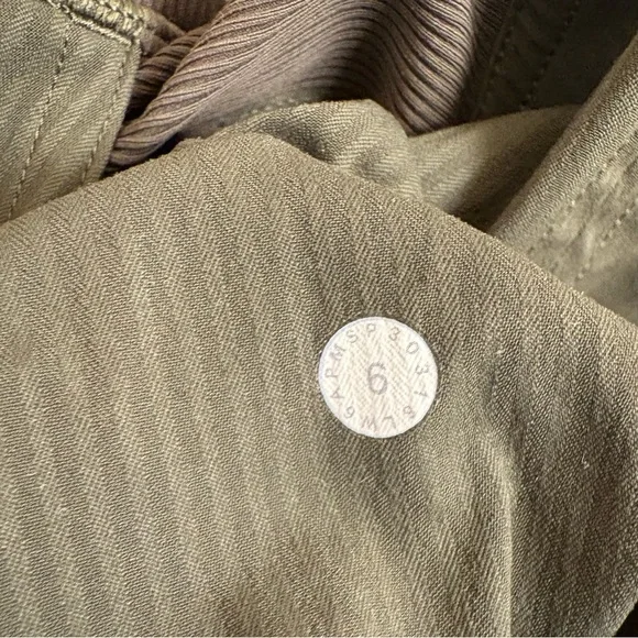 Lululemon Dance Studio Crop II, Dark Olive, Size 6 - Picture 12 of 13